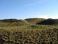Maiden Castle earthen walls